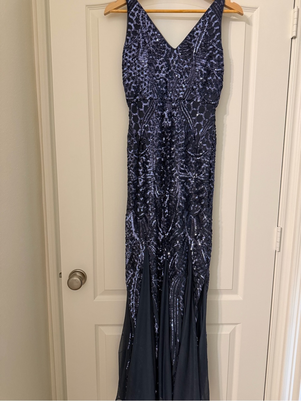 NWT Night Way Collections Navy Dress.